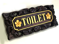 彫刻サインプレート(TOILET)